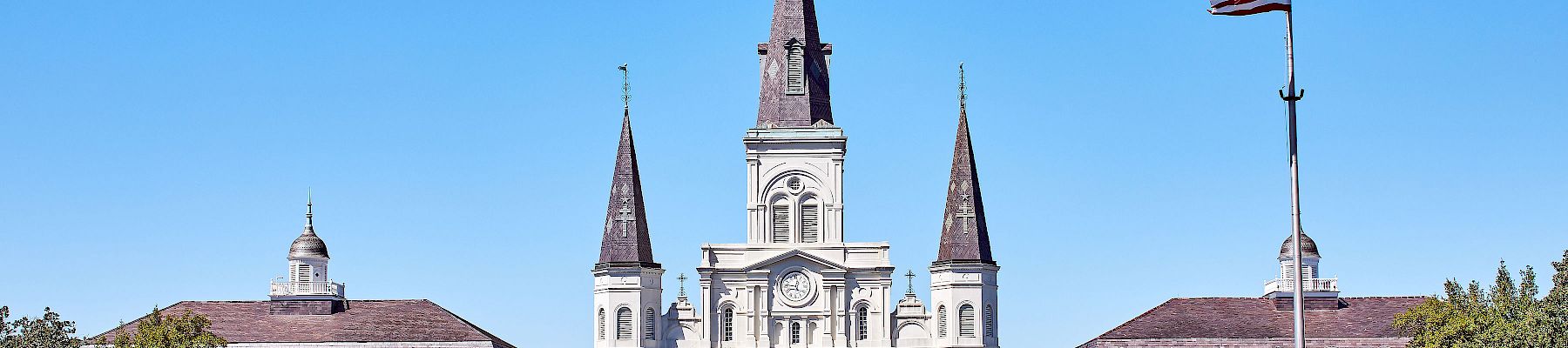 St. Louis Cathedral and Jackson Square in the French Quarter, New Orleans